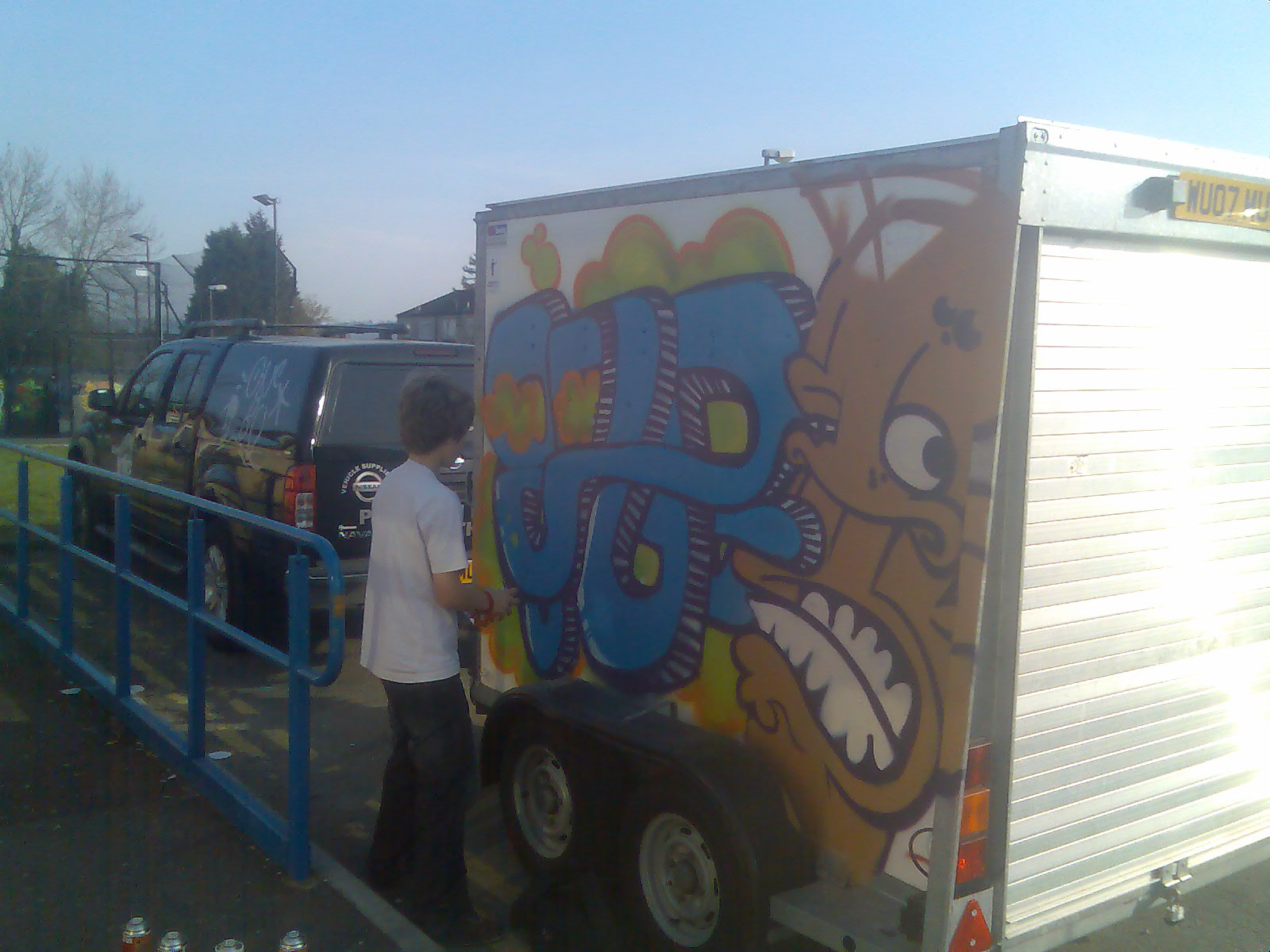 Trailer Painting Jo Dolby